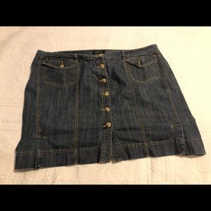 Lane Bryant size 28 Jean skirt